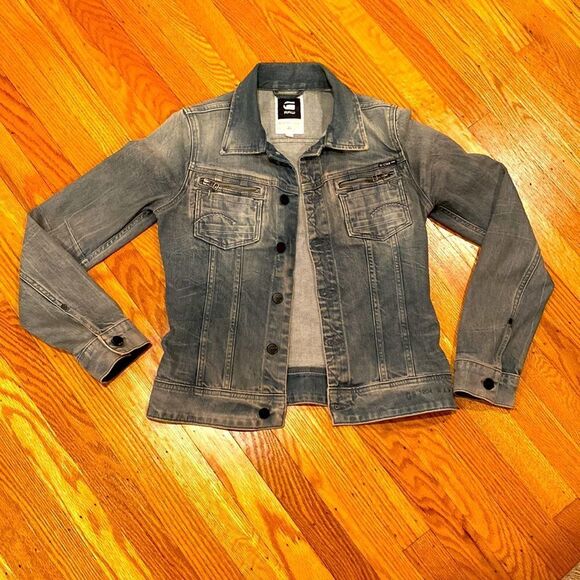 Authentic G-STAR Raw Denim New Fender women’s jean jacket SZ small - Picture 1 of 13